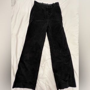 COS Wide Leg Black Corduroy Trousers Size 4